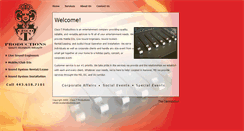 Desktop Screenshot of ciscotproductions.com