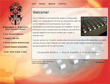 Tablet Screenshot of ciscotproductions.com
